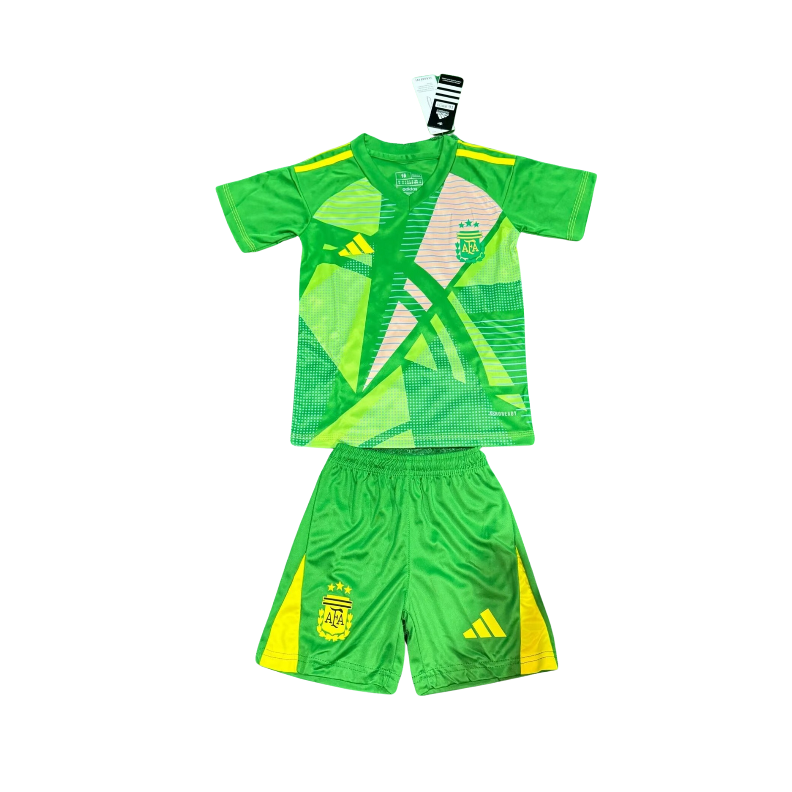 Completino Bambino Argentina Portiere Maglia Verde 2024/2025