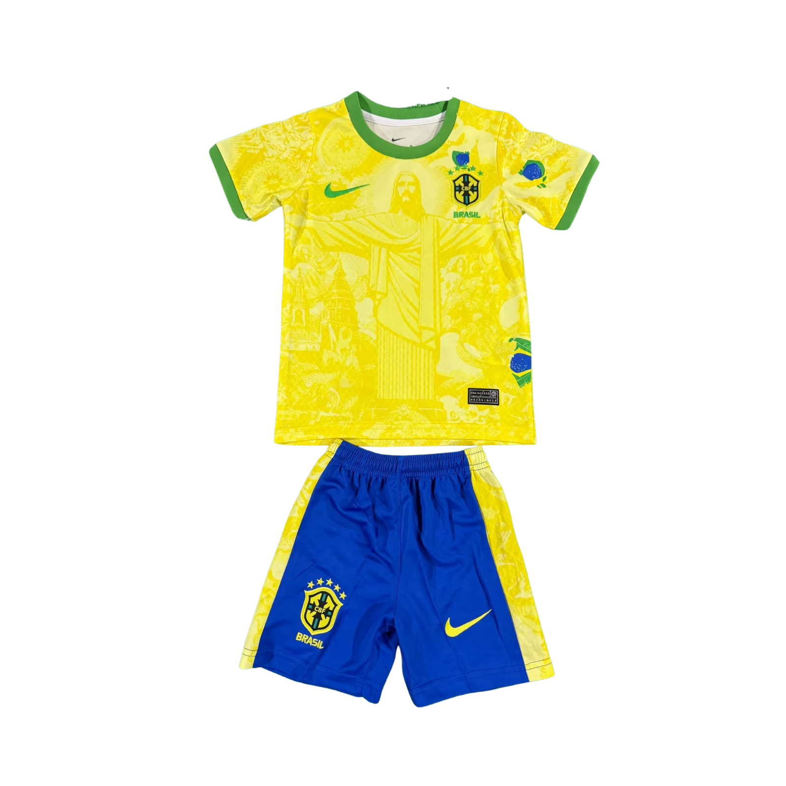 Completino Bambino Brasile Cristo Redentore Giallo 2024/25