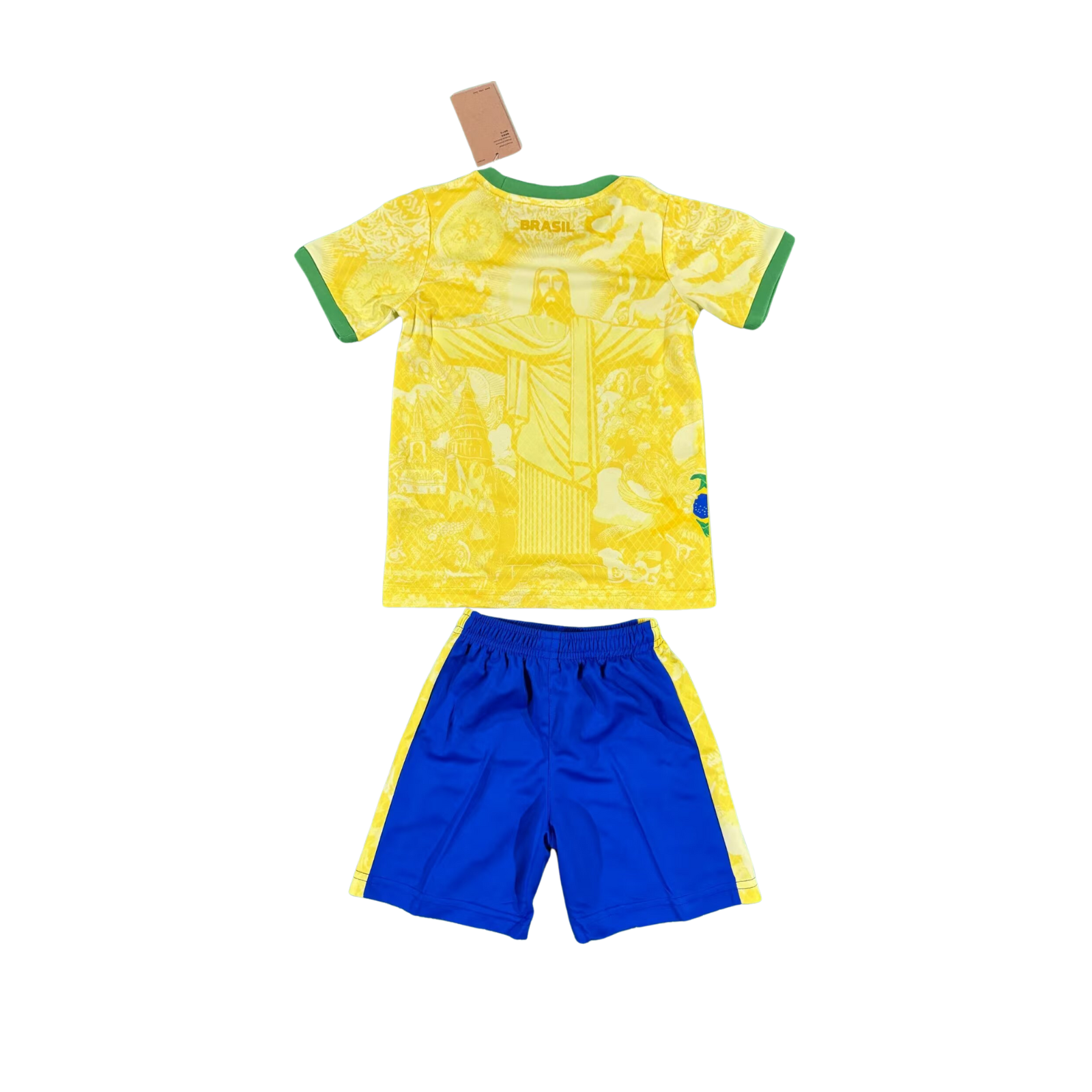 Completino Bambino Brasile Cristo Redentore Giallo 2024/25