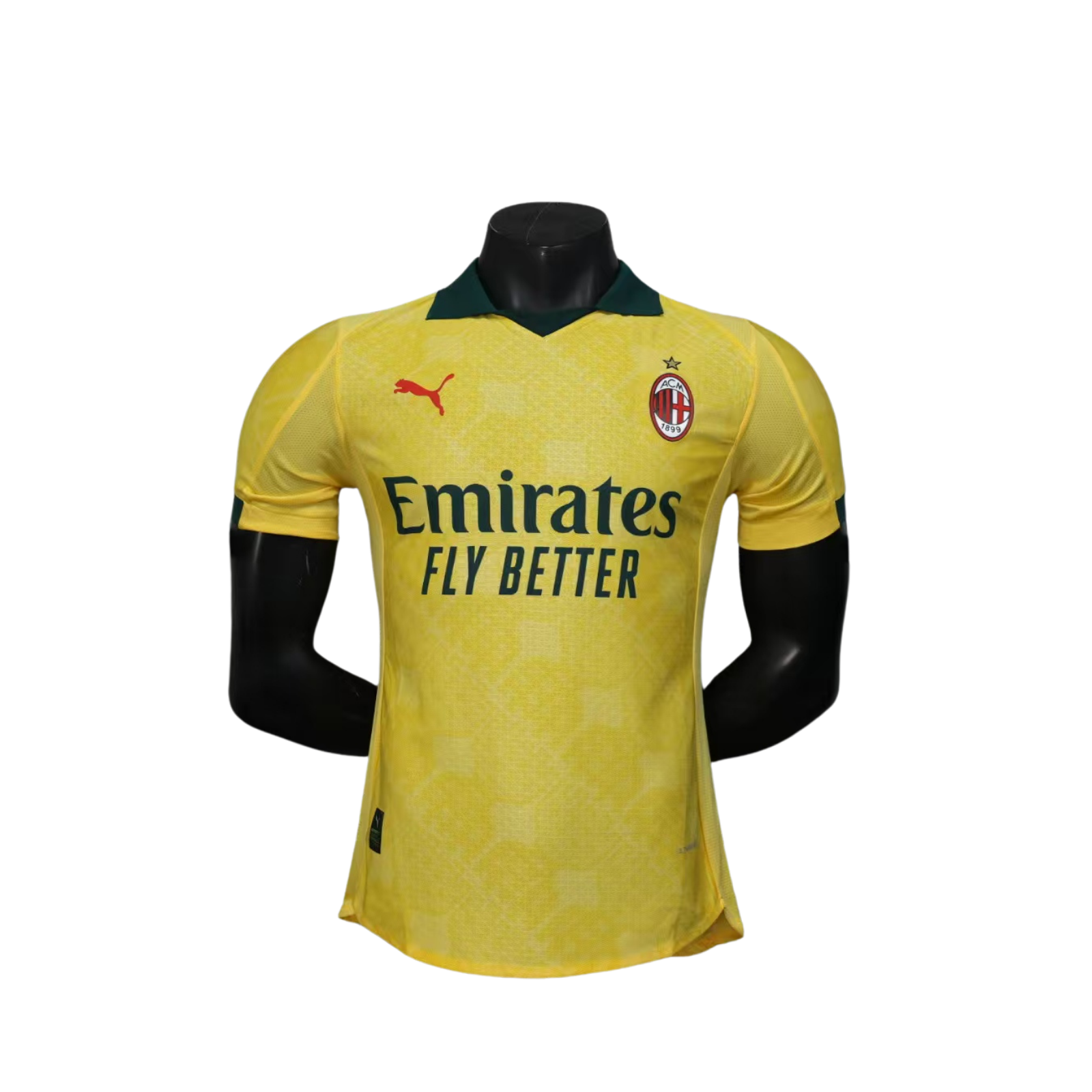 Terza Maglia Milan Gialla 2025/26 - Player Version