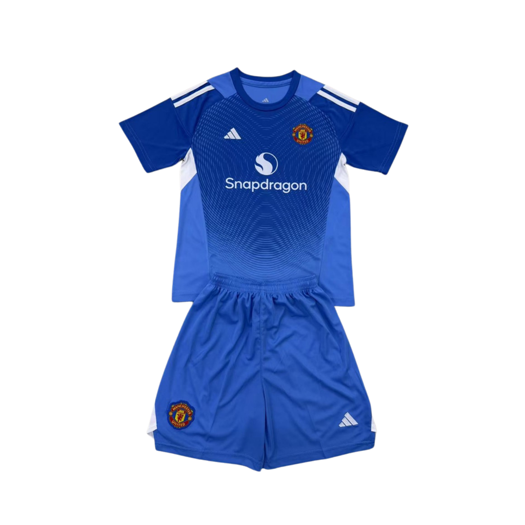 Completino Portiere Bambino Manchester United Blu 2025/2026