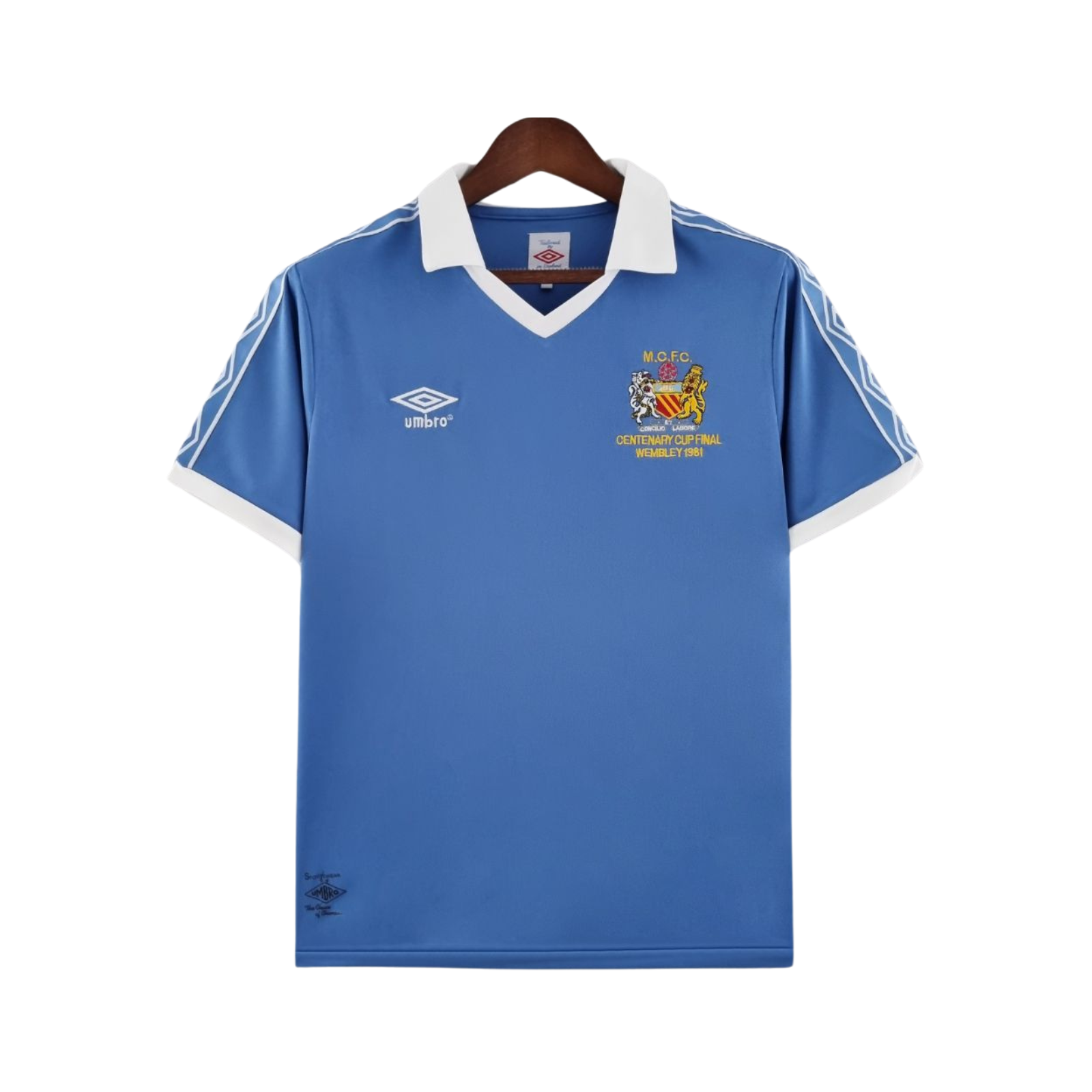 Maglia Manchester City Vintage Home Centenary Cup 1981/82