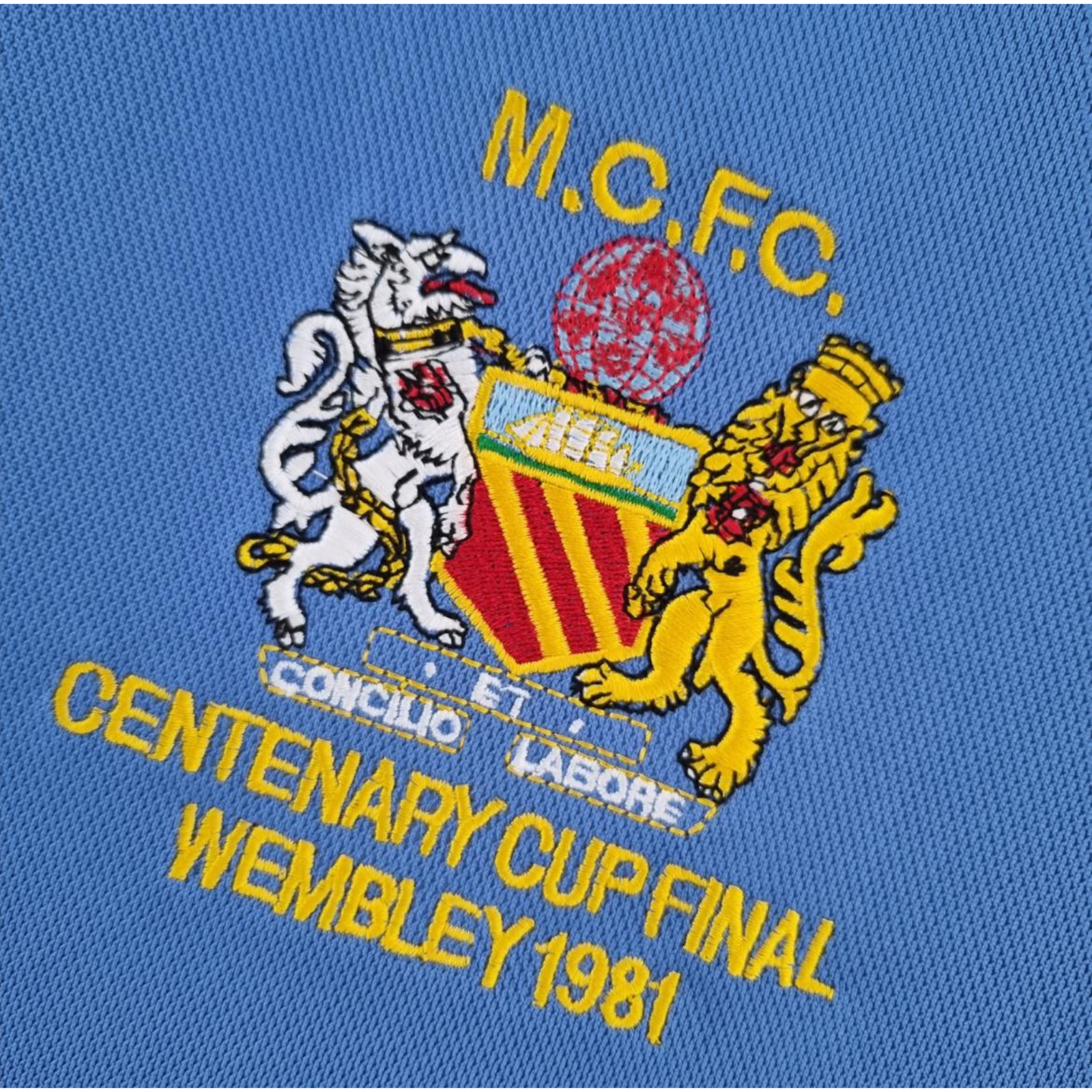 Maglia Manchester City Vintage Home Centenary Cup 1981/82