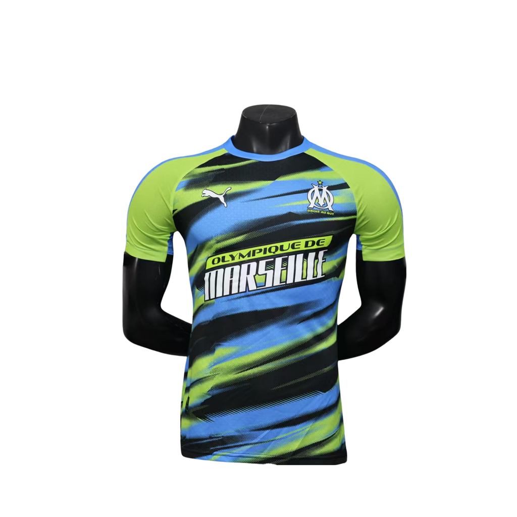 Maglia Allenamento Pre-match Marsiglia Verde 2025/26 - Player Version