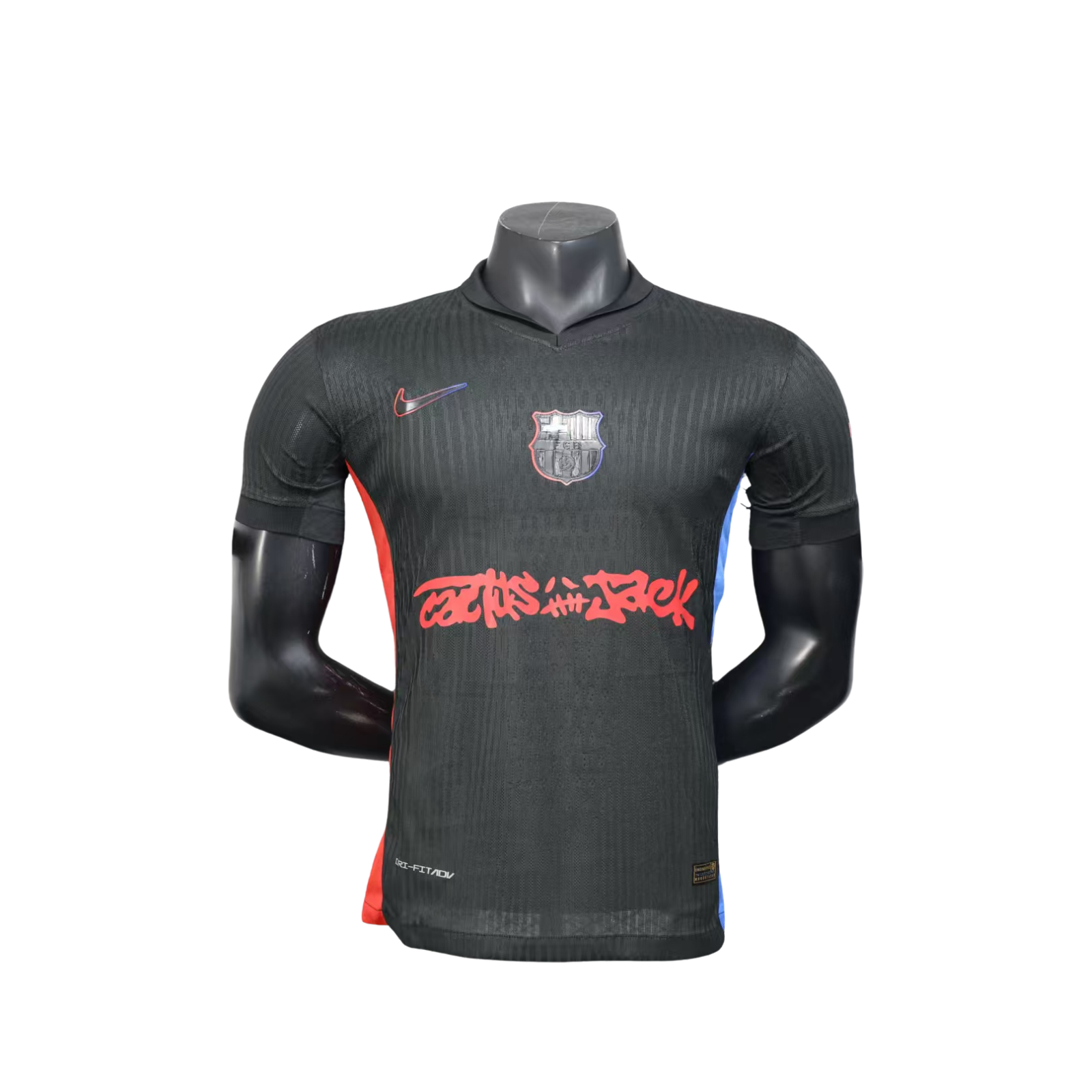 Maglia Barcellona x Travis Scott Black 2025/26 - Player Version