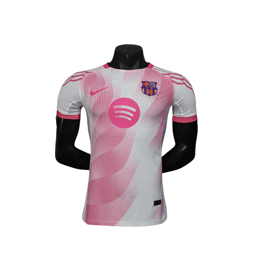 Maglia Barcellona Special Edition Bianco/Rosa 2025/26 - Player Version