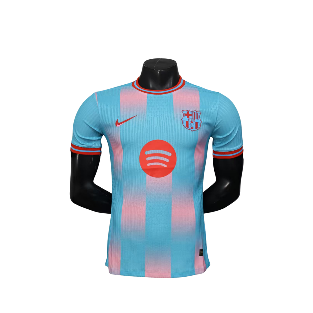 Maglia Barcellona Special Edition Blu/Pink 2025/26 - Player Version