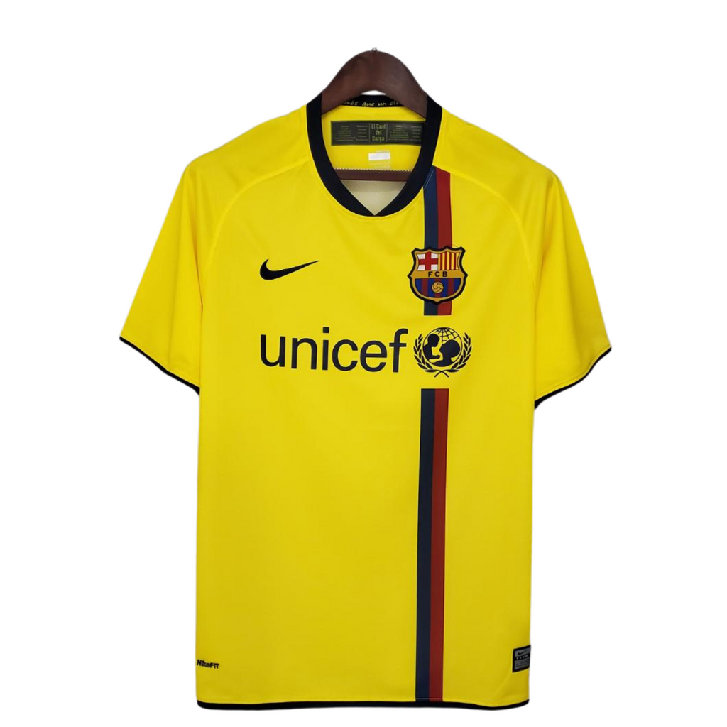 Maglia Vintage Barcellona Gialla Away 2008/09