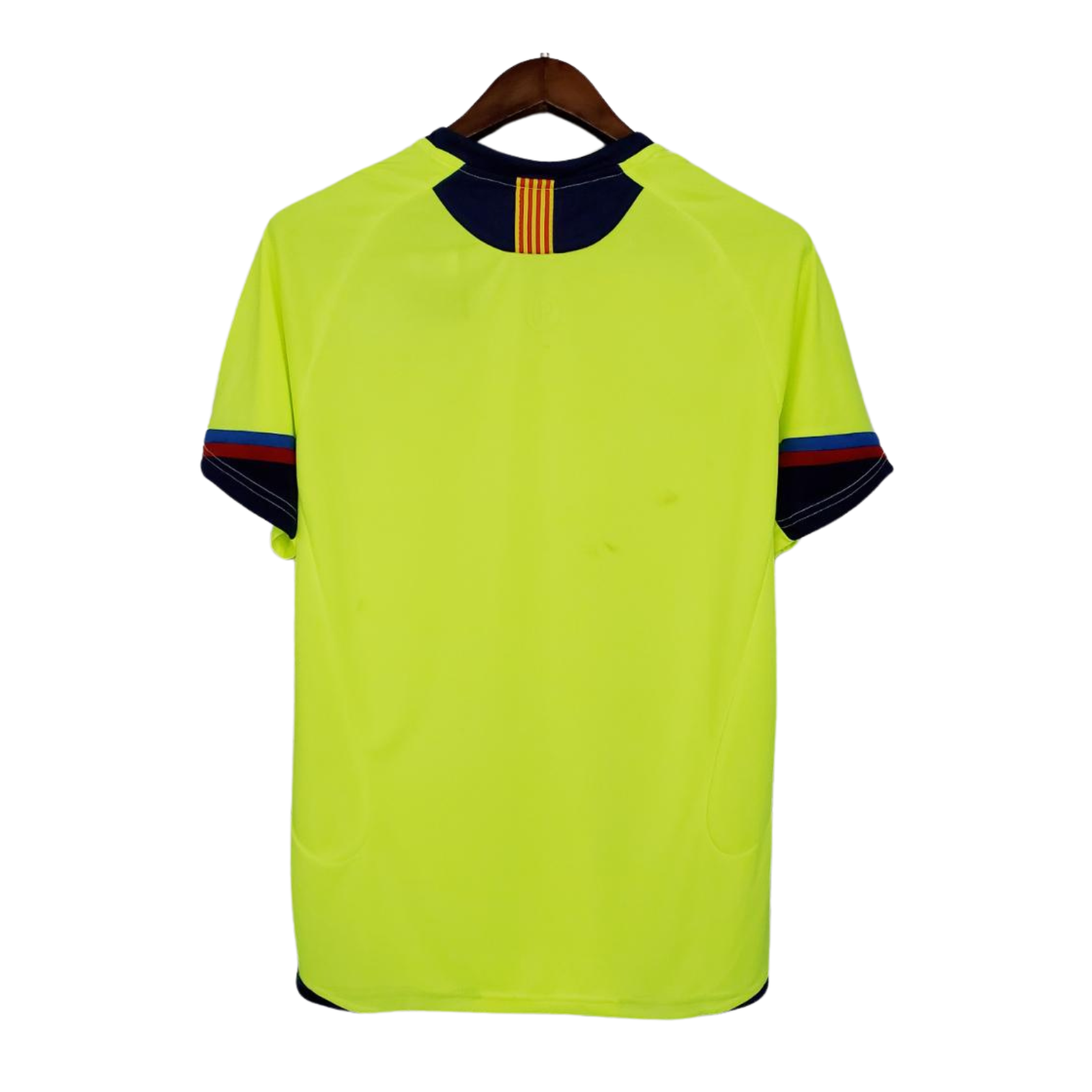 Maglia Vintage Barcellona Giallo Fluo Away 2005/06