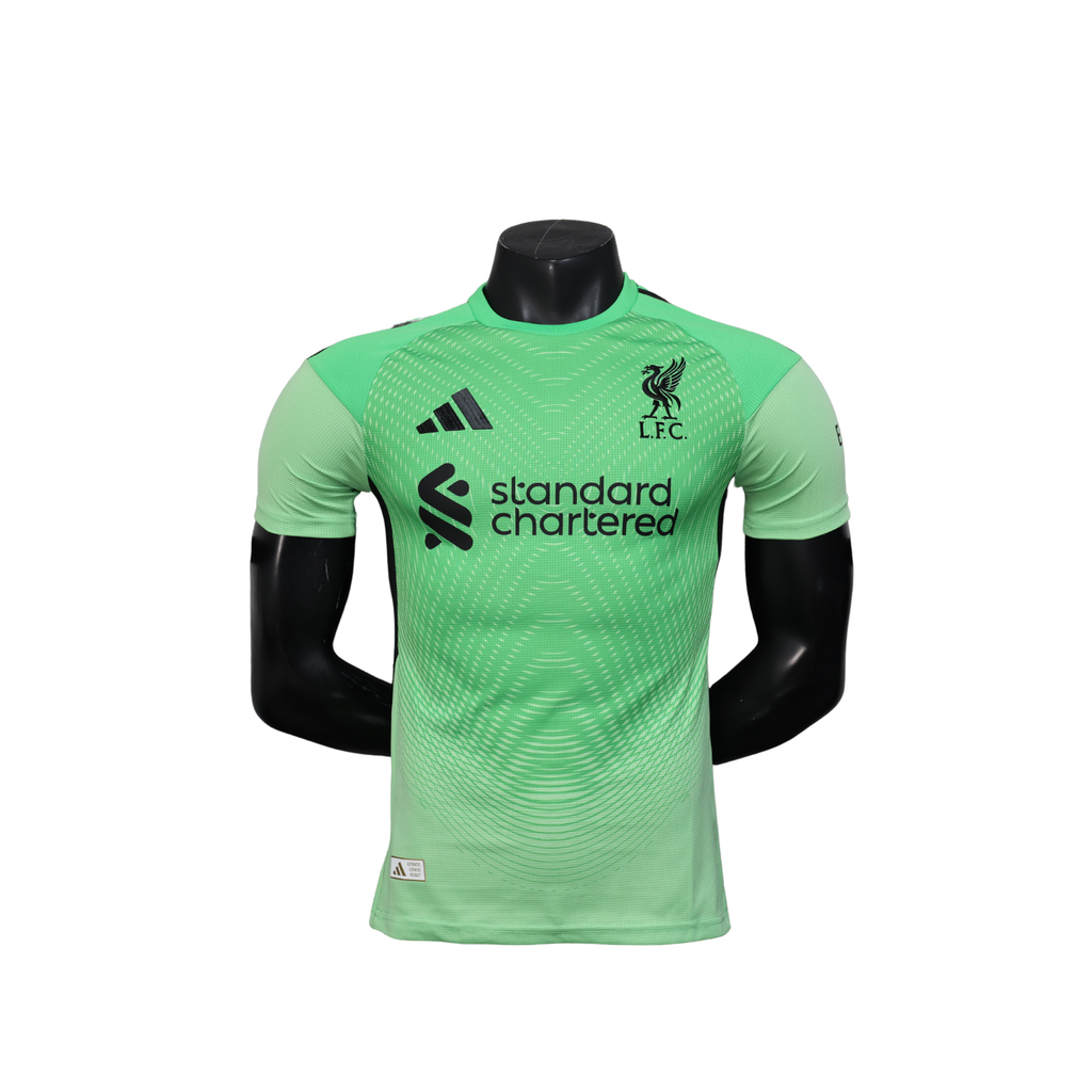 Maglia Liverpool Portiere Verde 2025/26 - Player Version