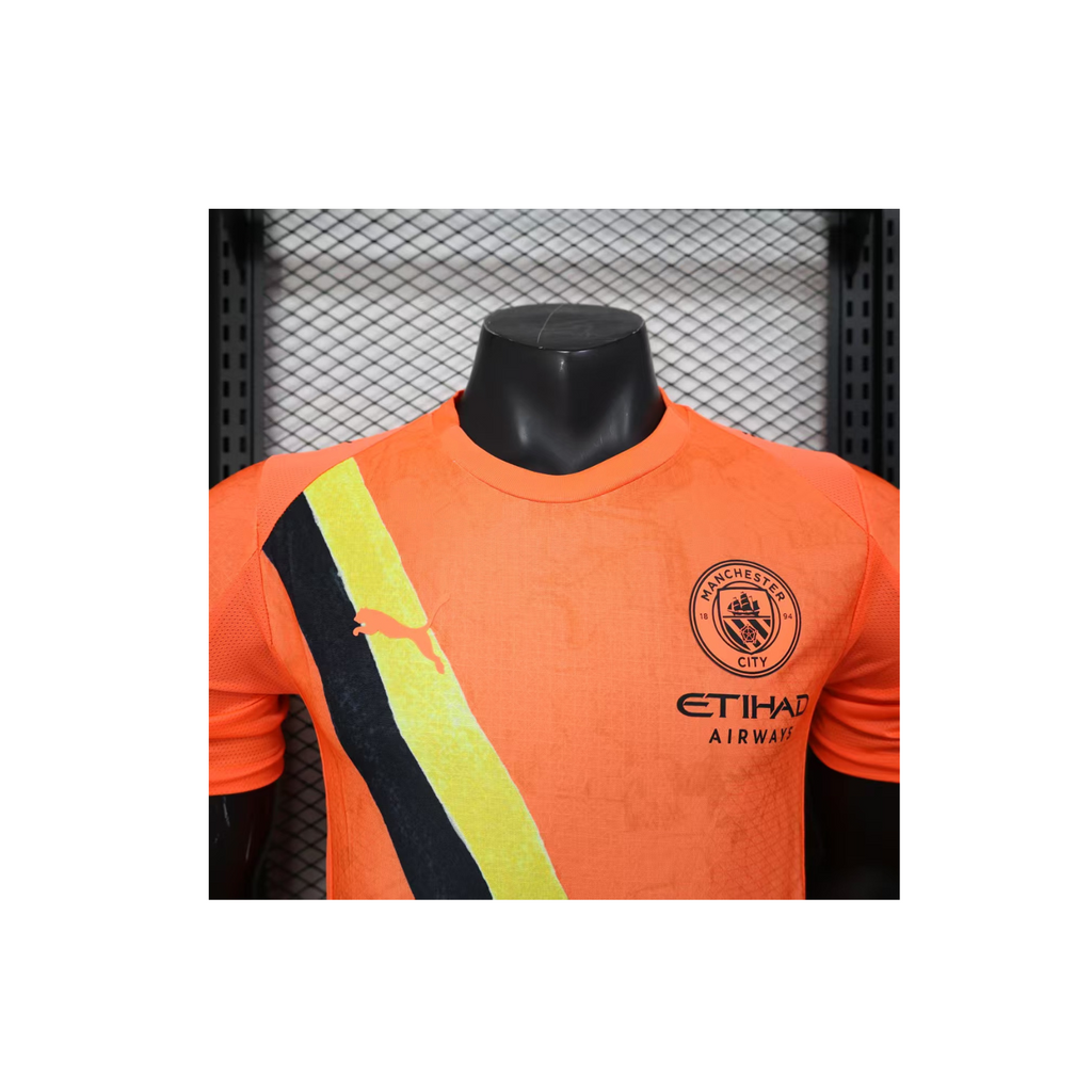 Terza Maglia Manchester City Arancione 2025/26 - Player Version