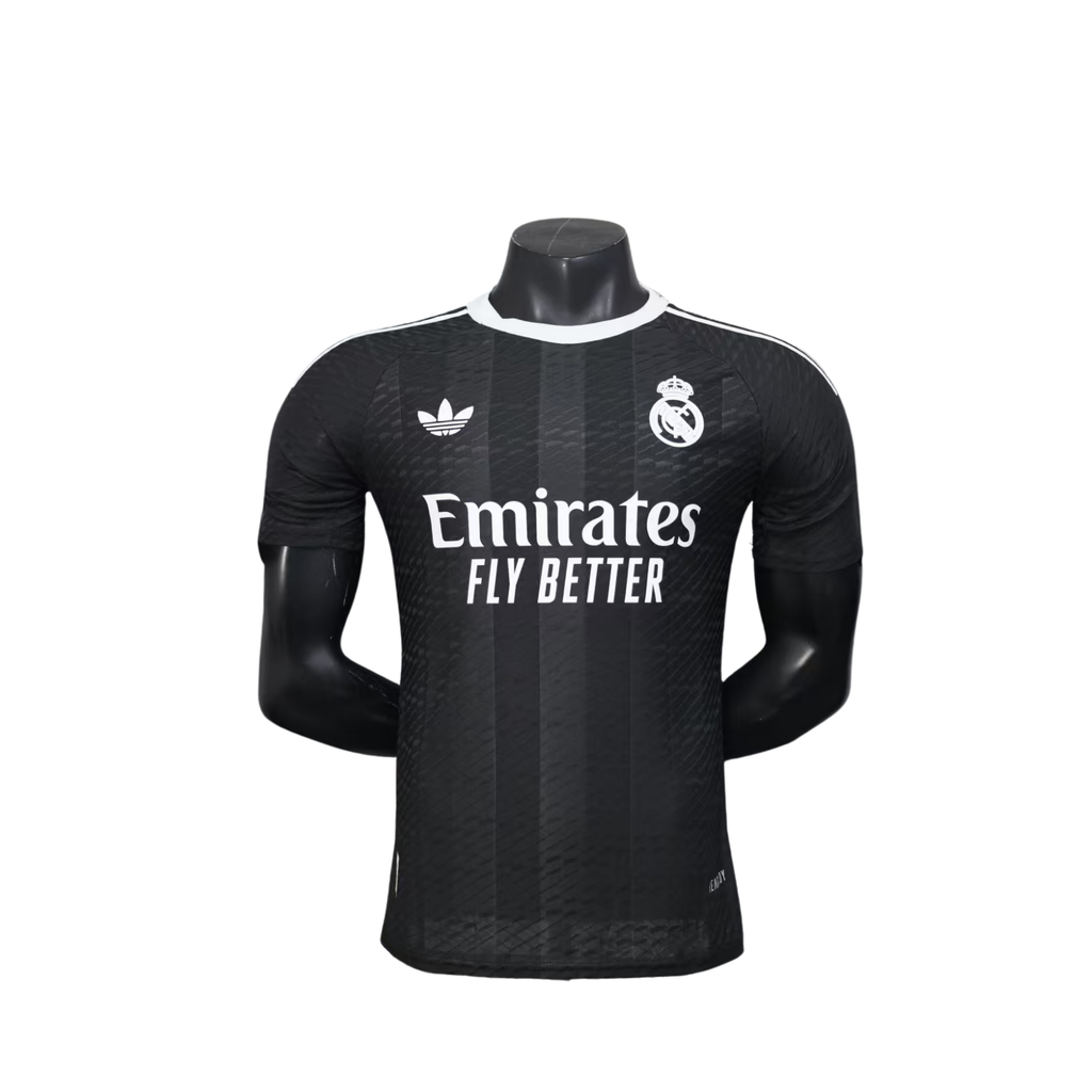 Maglia Real Madrid Portiere Black 2025/26 - Player Version
