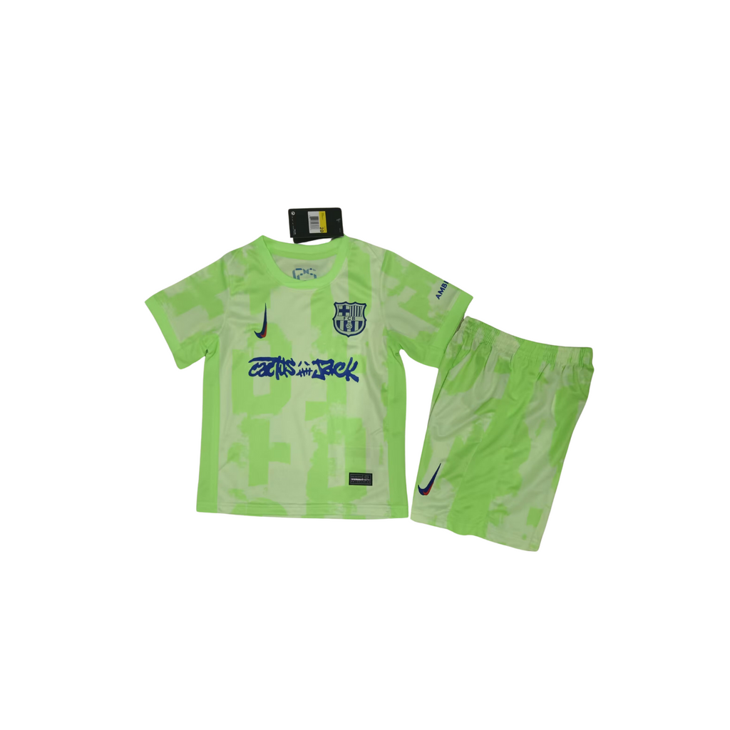Completino Bambino Barcellona Terza Maglia x Travis Scott 2024/25
